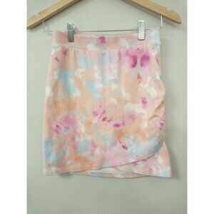 Junior's SO Brand Peach and Pink Mini Skirt Size Small